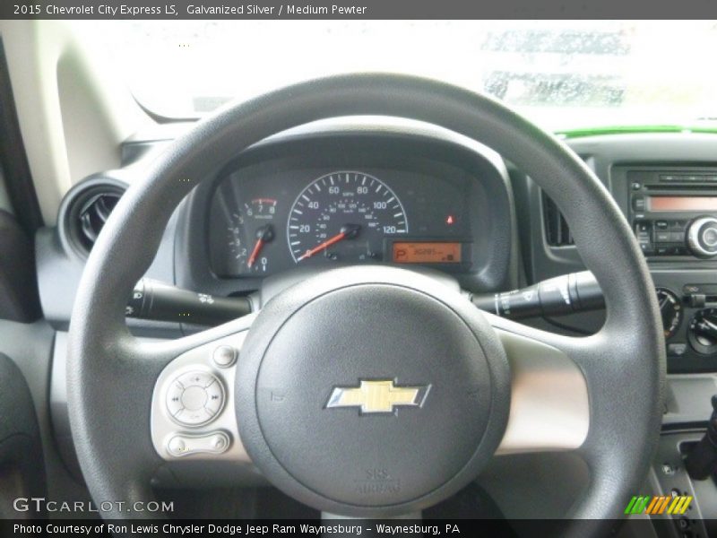 Galvanized Silver / Medium Pewter 2015 Chevrolet City Express LS