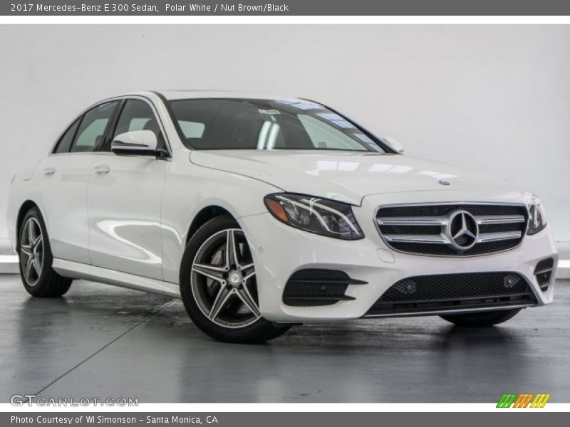 Polar White / Nut Brown/Black 2017 Mercedes-Benz E 300 Sedan