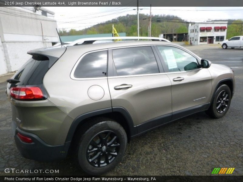 Light Brownstone Pearl / Black 2016 Jeep Cherokee Latitude 4x4