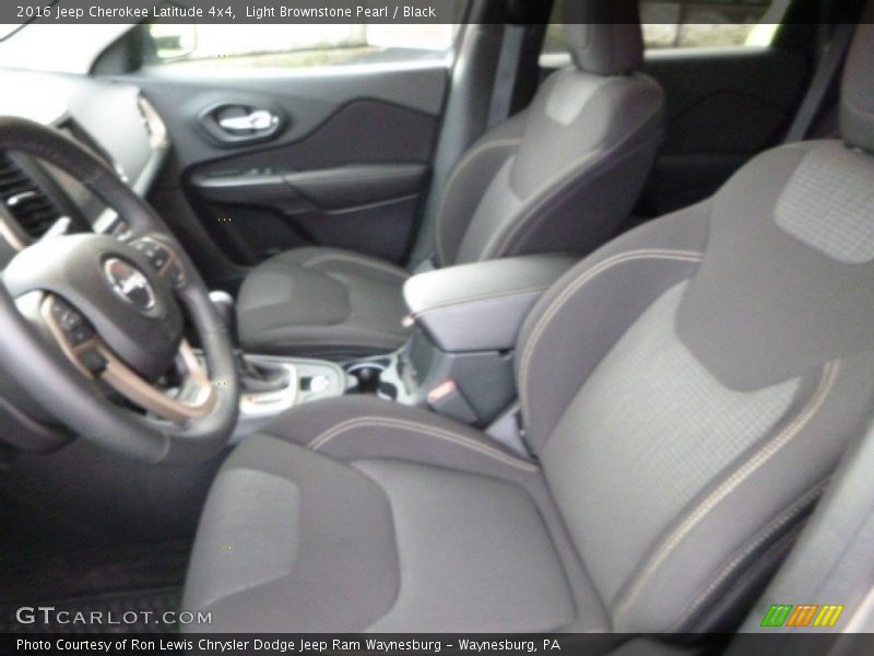 Light Brownstone Pearl / Black 2016 Jeep Cherokee Latitude 4x4