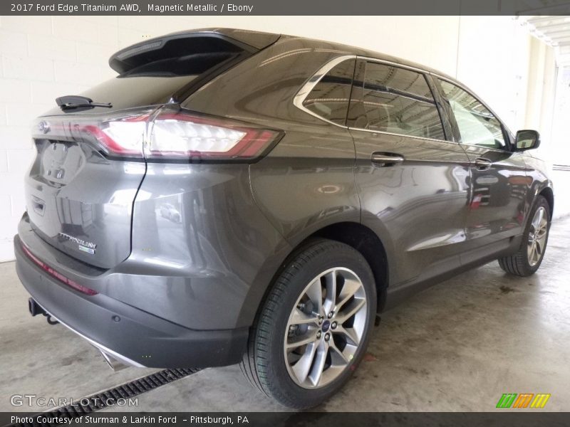 Magnetic Metallic / Ebony 2017 Ford Edge Titanium AWD
