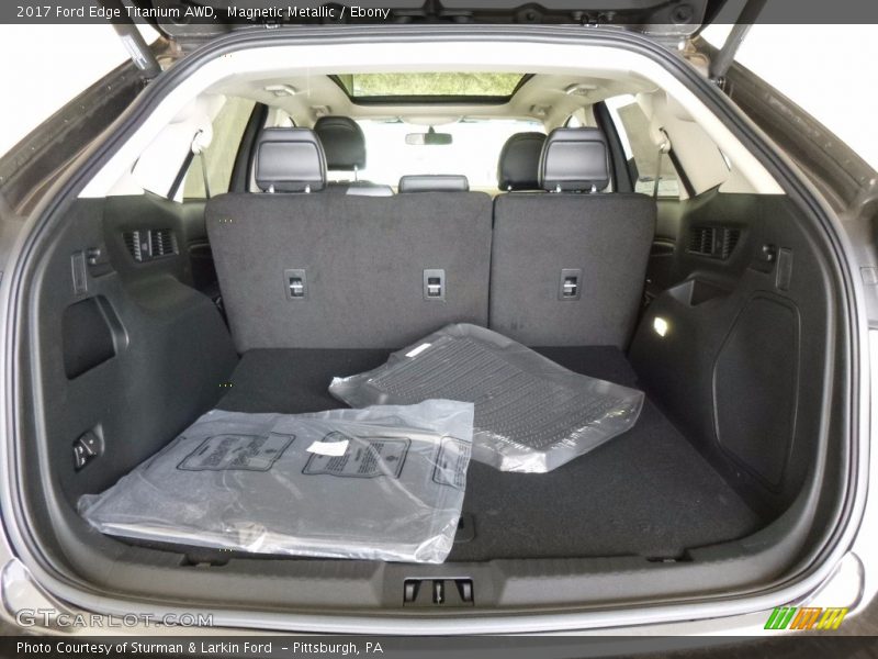 Magnetic Metallic / Ebony 2017 Ford Edge Titanium AWD