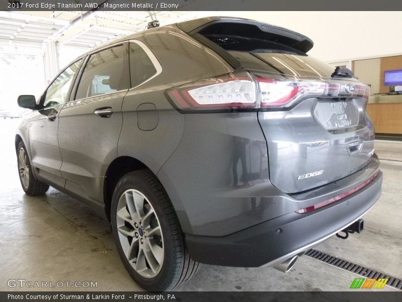 Magnetic Metallic / Ebony 2017 Ford Edge Titanium AWD