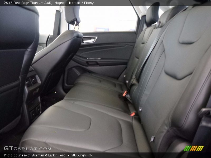 Magnetic Metallic / Ebony 2017 Ford Edge Titanium AWD