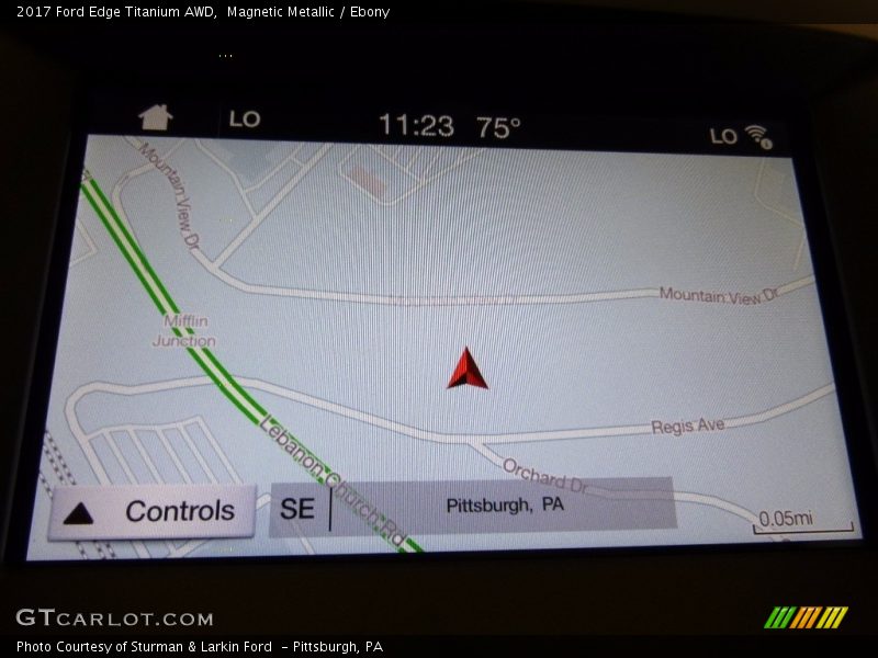 Magnetic Metallic / Ebony 2017 Ford Edge Titanium AWD