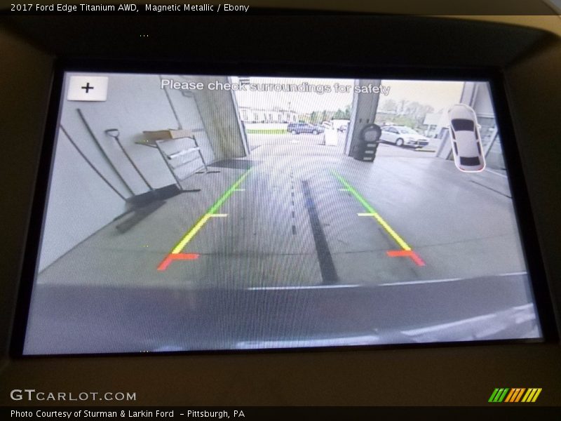 Magnetic Metallic / Ebony 2017 Ford Edge Titanium AWD