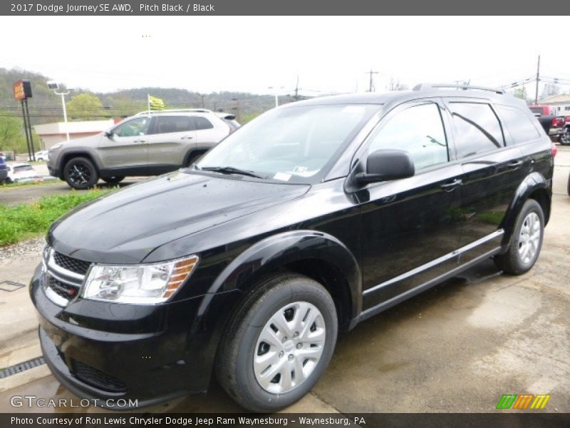 Pitch Black / Black 2017 Dodge Journey SE AWD