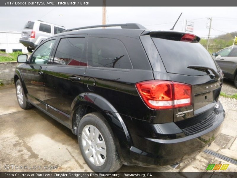 Pitch Black / Black 2017 Dodge Journey SE AWD