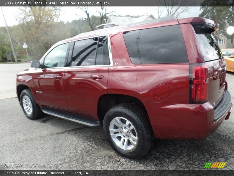 Siren Red Tintcoat / Jet Black 2017 Chevrolet Tahoe LT 4WD