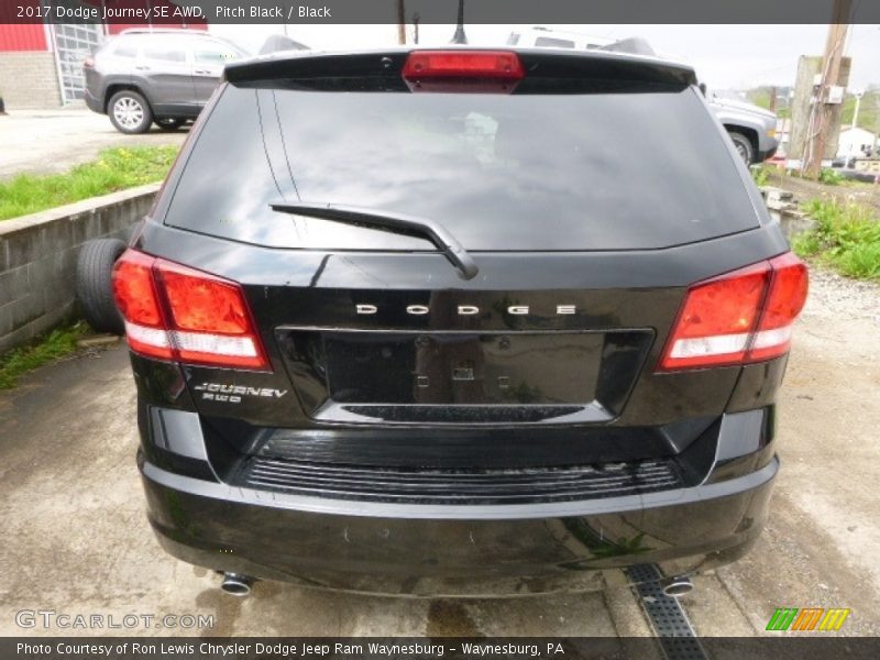 Pitch Black / Black 2017 Dodge Journey SE AWD