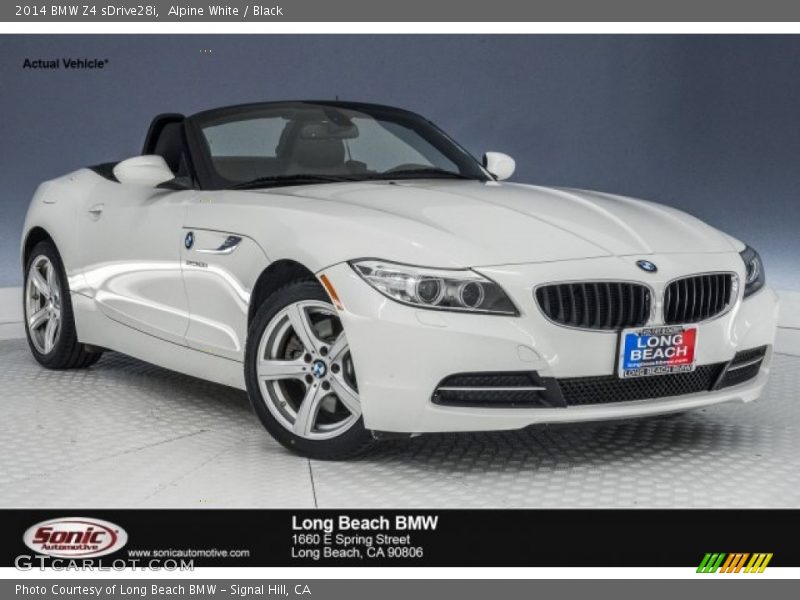 Alpine White / Black 2014 BMW Z4 sDrive28i