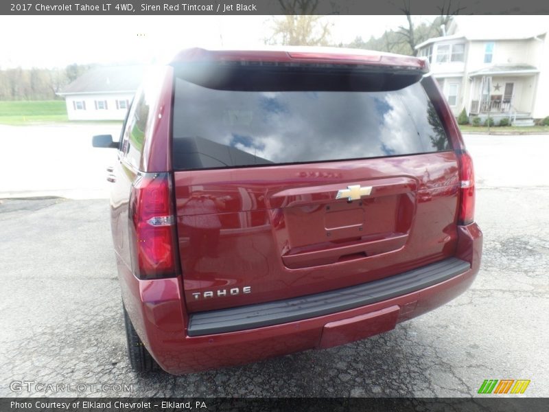 Siren Red Tintcoat / Jet Black 2017 Chevrolet Tahoe LT 4WD