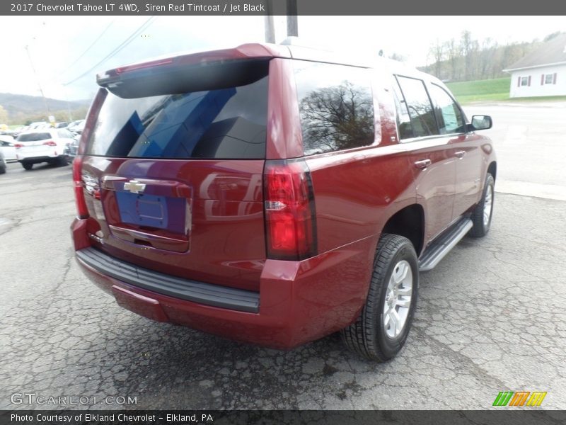 Siren Red Tintcoat / Jet Black 2017 Chevrolet Tahoe LT 4WD