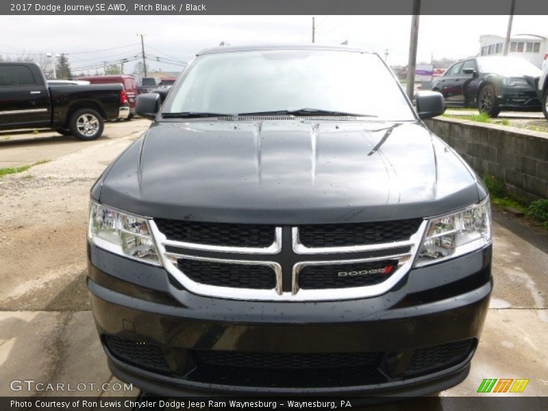 Pitch Black / Black 2017 Dodge Journey SE AWD