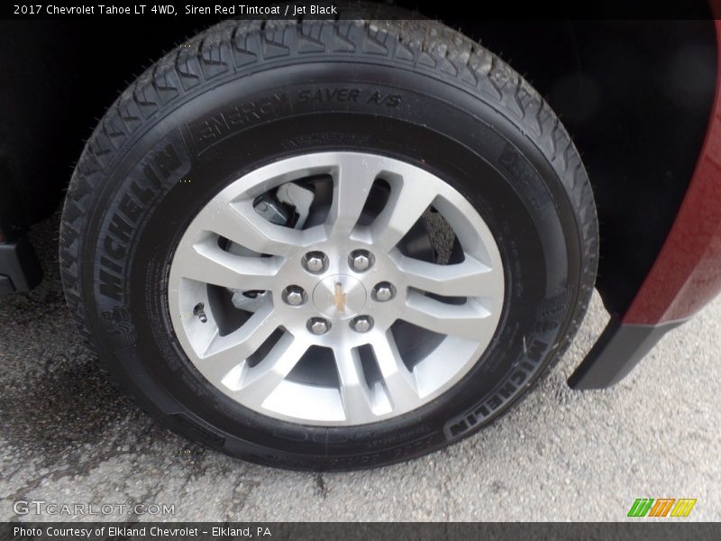 Siren Red Tintcoat / Jet Black 2017 Chevrolet Tahoe LT 4WD