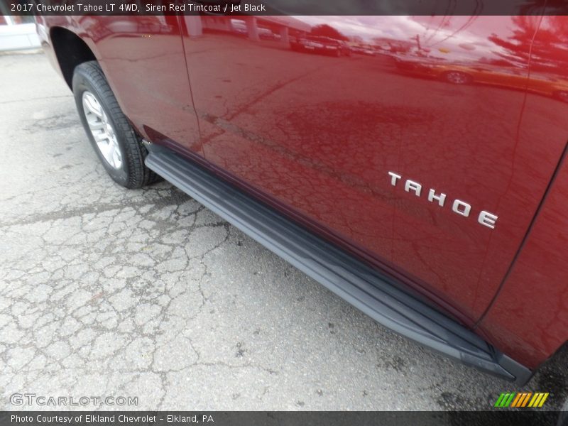 Siren Red Tintcoat / Jet Black 2017 Chevrolet Tahoe LT 4WD