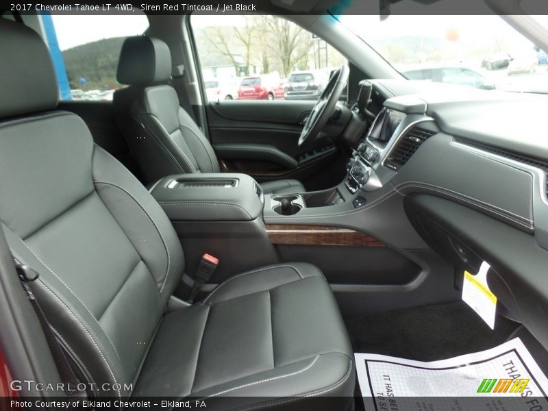 Siren Red Tintcoat / Jet Black 2017 Chevrolet Tahoe LT 4WD