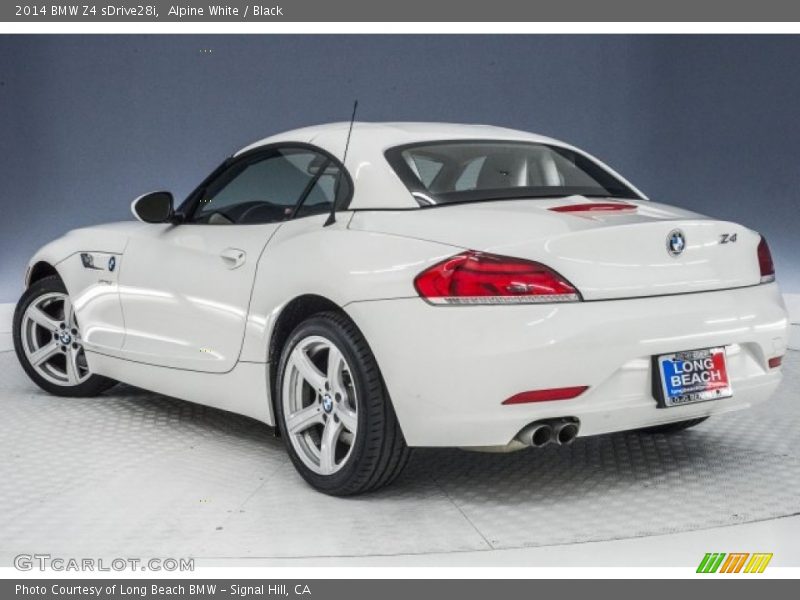 Alpine White / Black 2014 BMW Z4 sDrive28i