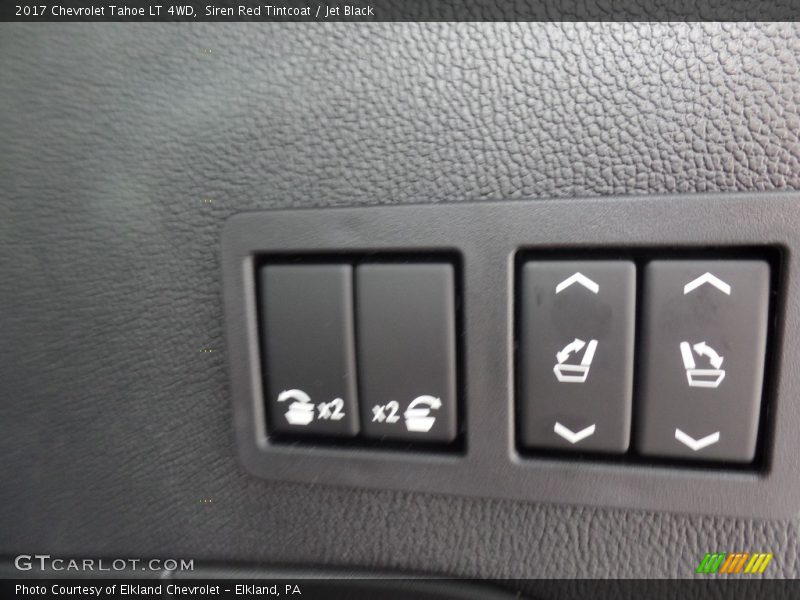 Siren Red Tintcoat / Jet Black 2017 Chevrolet Tahoe LT 4WD