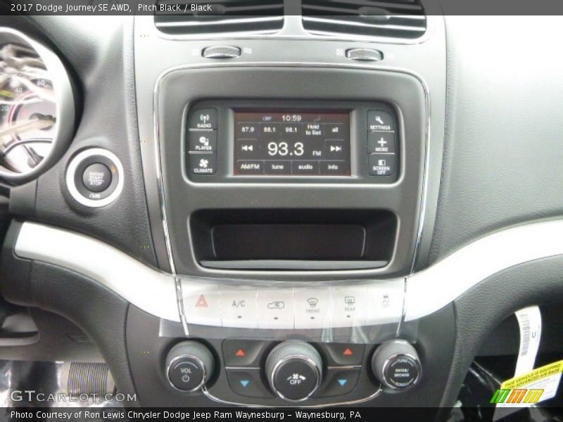 Pitch Black / Black 2017 Dodge Journey SE AWD