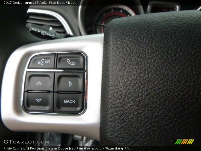 Pitch Black / Black 2017 Dodge Journey SE AWD
