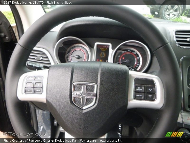 Pitch Black / Black 2017 Dodge Journey SE AWD