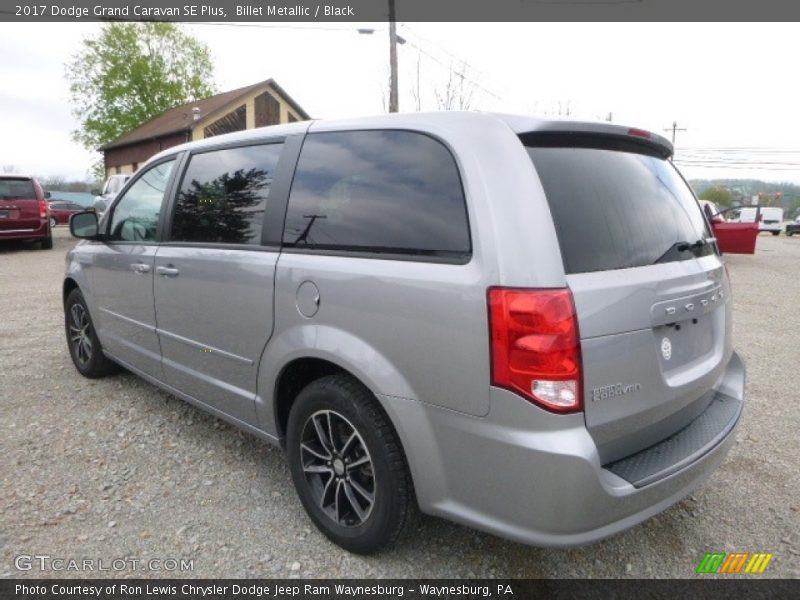 Billet Metallic / Black 2017 Dodge Grand Caravan SE Plus