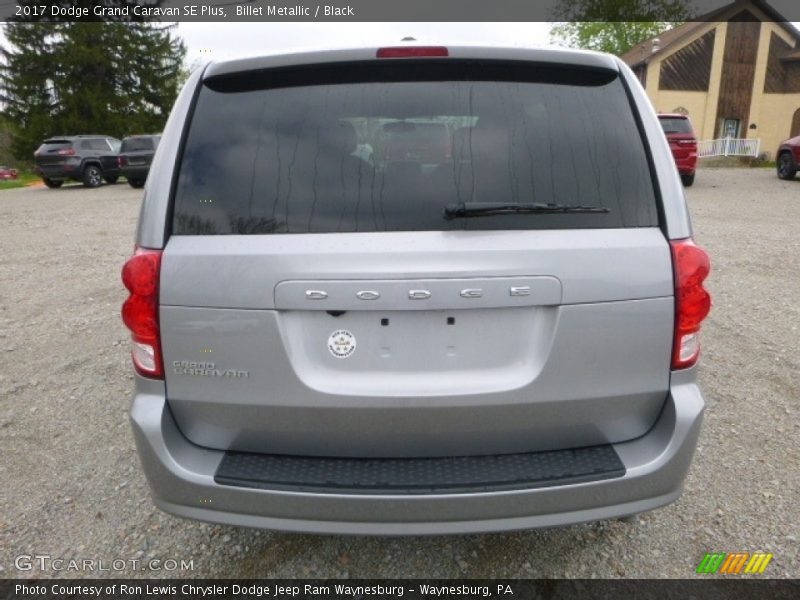 Billet Metallic / Black 2017 Dodge Grand Caravan SE Plus
