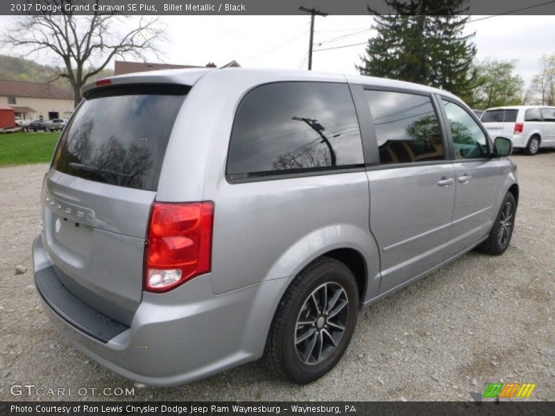Billet Metallic / Black 2017 Dodge Grand Caravan SE Plus