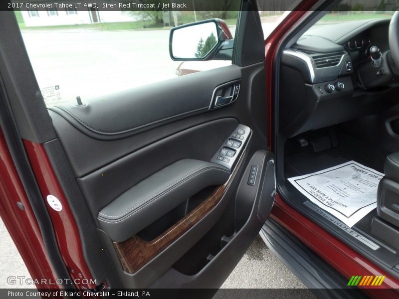 Siren Red Tintcoat / Jet Black 2017 Chevrolet Tahoe LT 4WD
