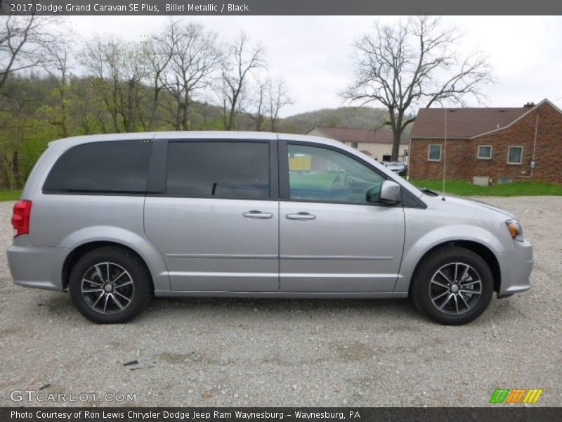 Billet Metallic / Black 2017 Dodge Grand Caravan SE Plus