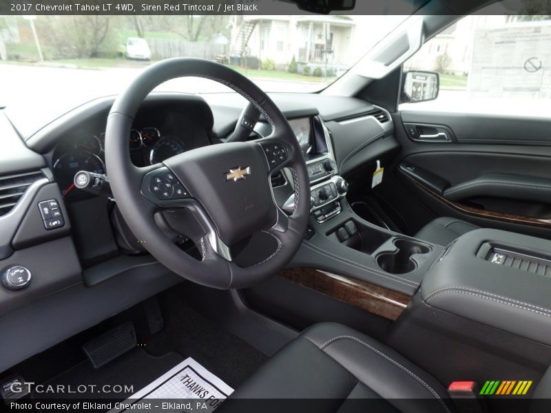 Siren Red Tintcoat / Jet Black 2017 Chevrolet Tahoe LT 4WD