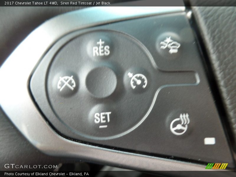 Siren Red Tintcoat / Jet Black 2017 Chevrolet Tahoe LT 4WD