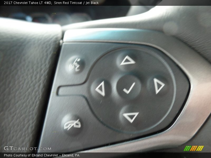 Siren Red Tintcoat / Jet Black 2017 Chevrolet Tahoe LT 4WD