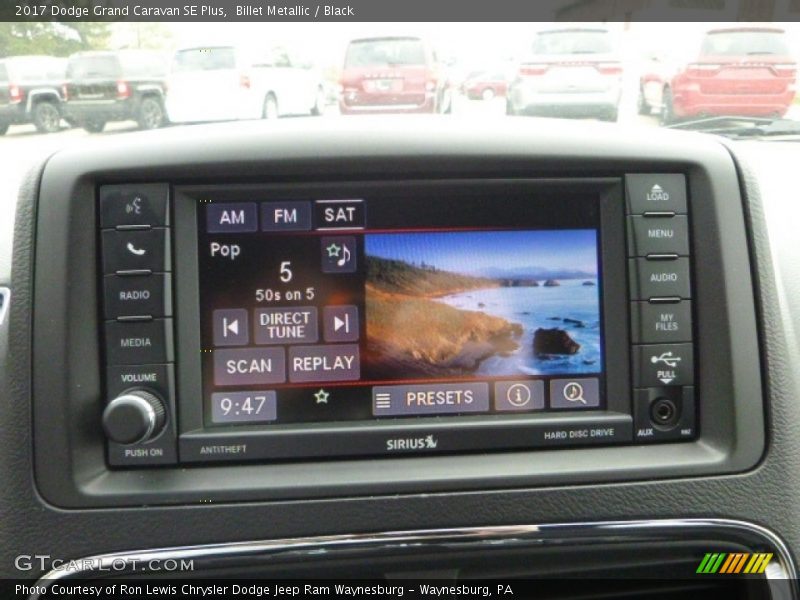 Billet Metallic / Black 2017 Dodge Grand Caravan SE Plus