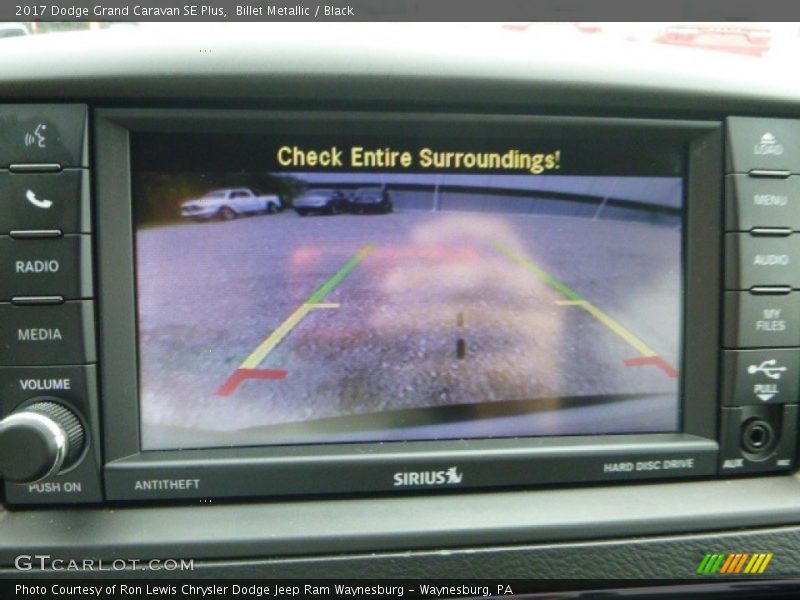 Billet Metallic / Black 2017 Dodge Grand Caravan SE Plus