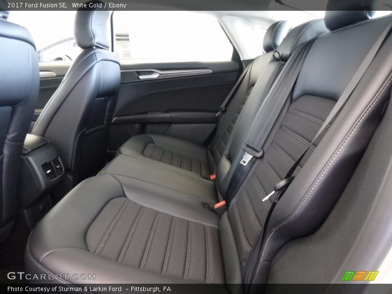 White Gold / Ebony 2017 Ford Fusion SE