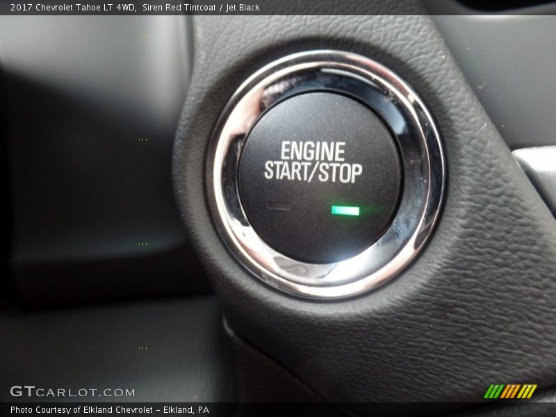 Siren Red Tintcoat / Jet Black 2017 Chevrolet Tahoe LT 4WD