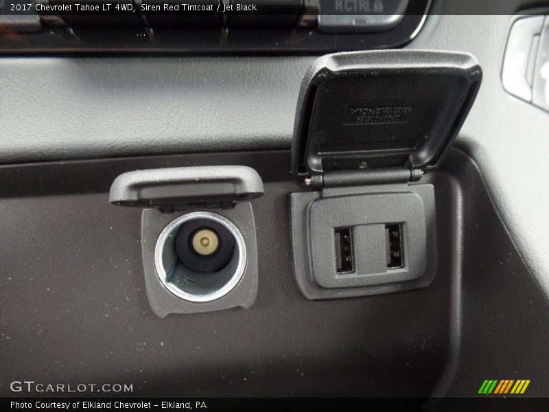 Siren Red Tintcoat / Jet Black 2017 Chevrolet Tahoe LT 4WD