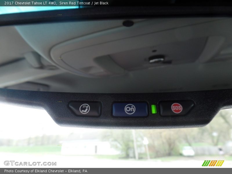 Siren Red Tintcoat / Jet Black 2017 Chevrolet Tahoe LT 4WD
