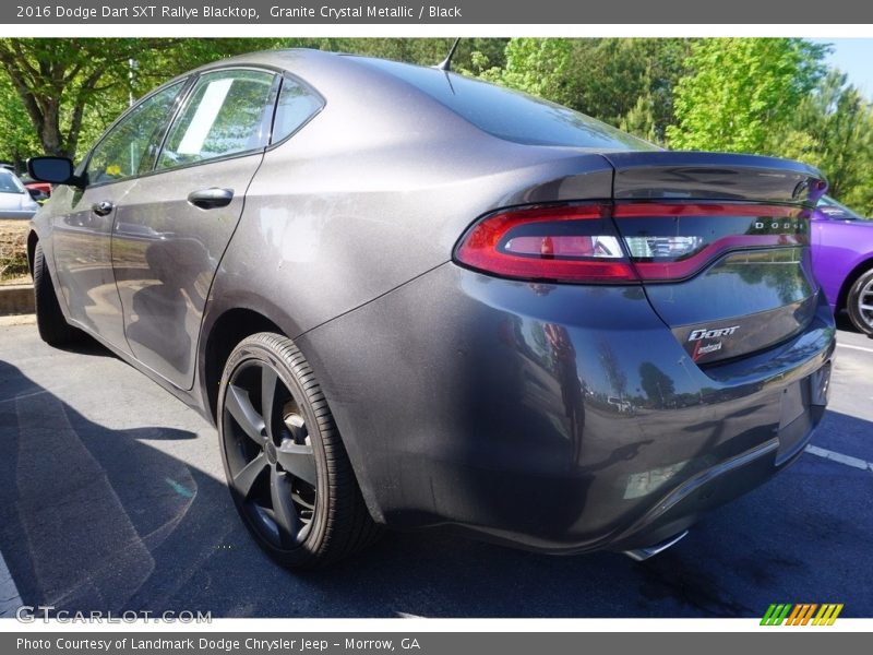 Granite Crystal Metallic / Black 2016 Dodge Dart SXT Rallye Blacktop