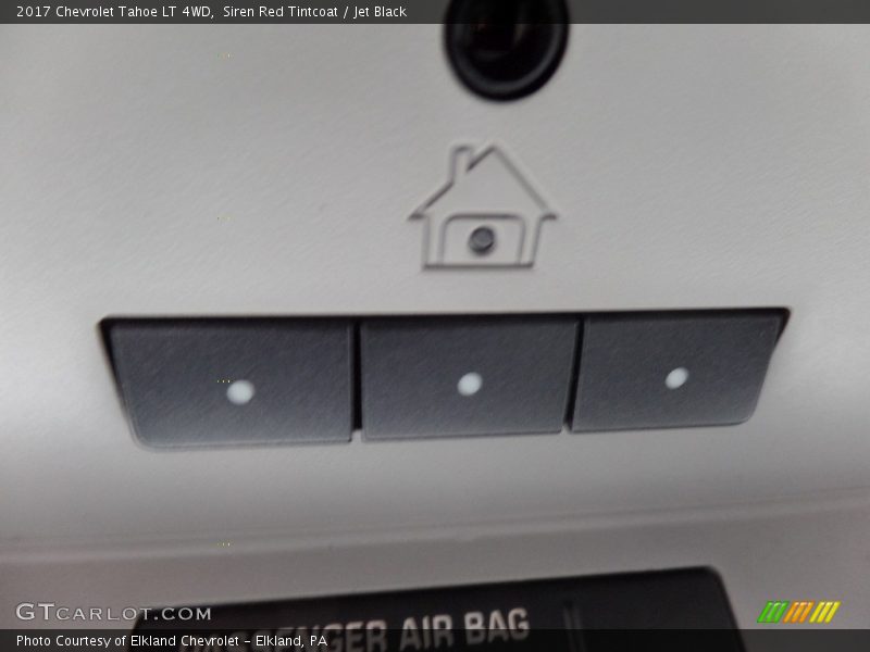 Siren Red Tintcoat / Jet Black 2017 Chevrolet Tahoe LT 4WD