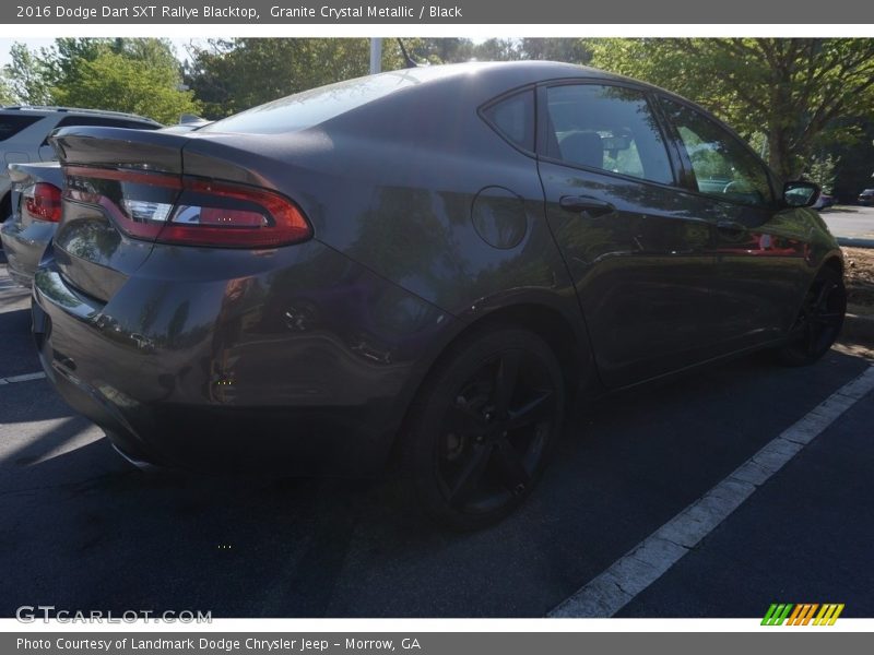 Granite Crystal Metallic / Black 2016 Dodge Dart SXT Rallye Blacktop