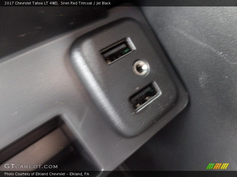 Siren Red Tintcoat / Jet Black 2017 Chevrolet Tahoe LT 4WD