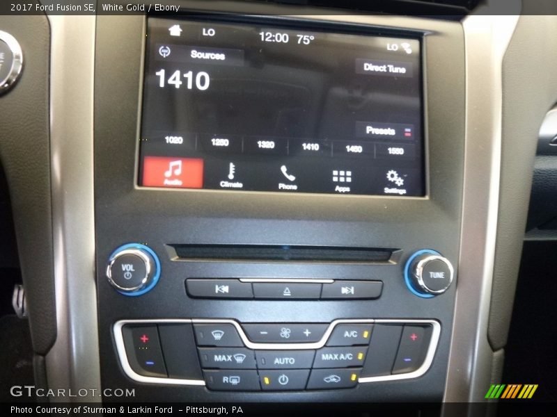 White Gold / Ebony 2017 Ford Fusion SE