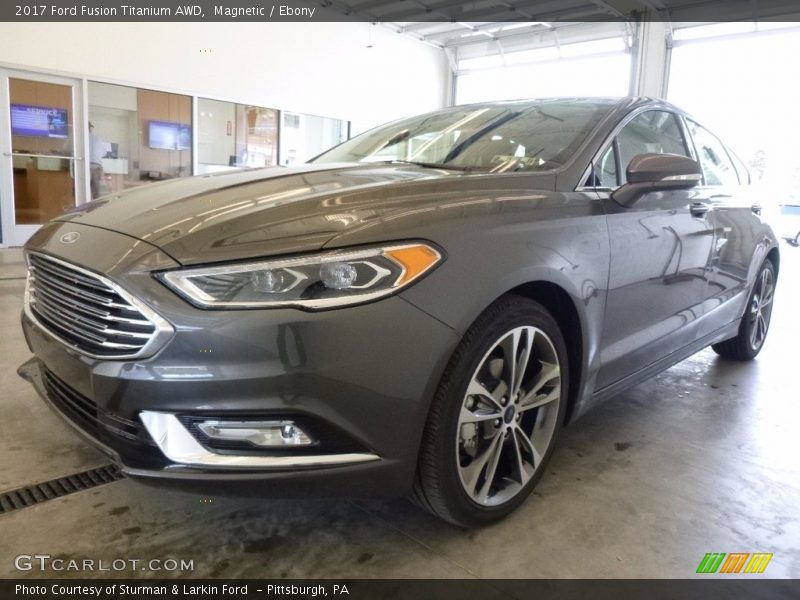 Magnetic / Ebony 2017 Ford Fusion Titanium AWD