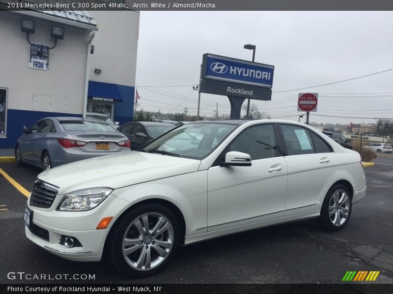 Arctic White / Almond/Mocha 2011 Mercedes-Benz C 300 Sport 4Matic