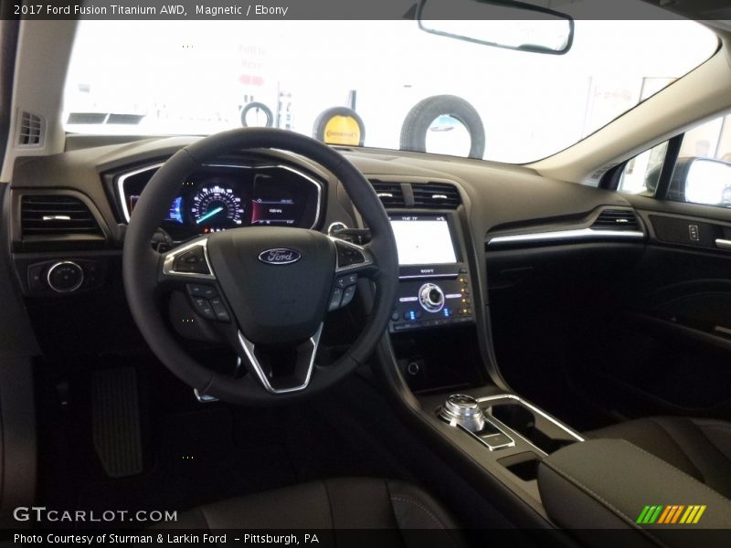 Magnetic / Ebony 2017 Ford Fusion Titanium AWD
