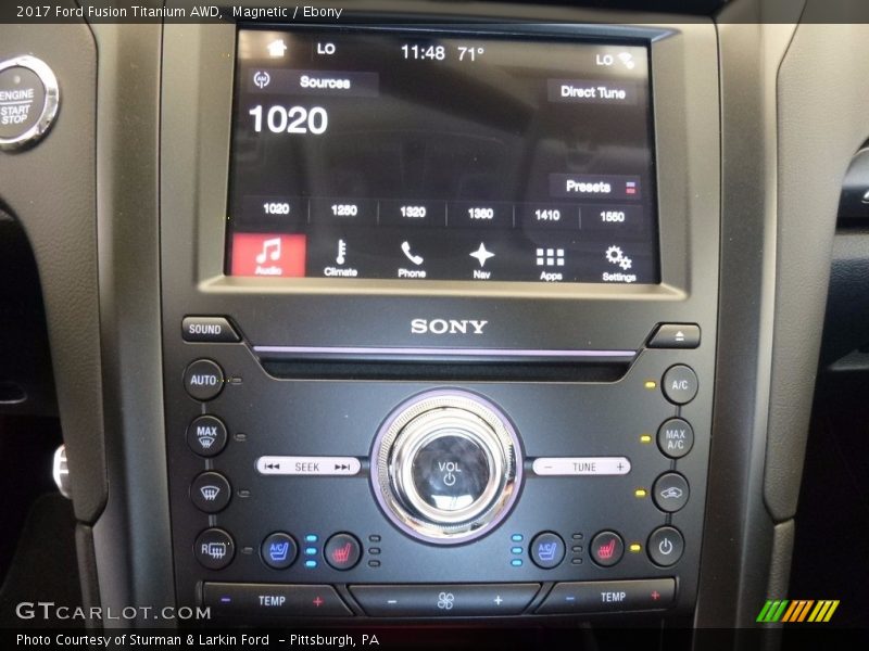 Magnetic / Ebony 2017 Ford Fusion Titanium AWD