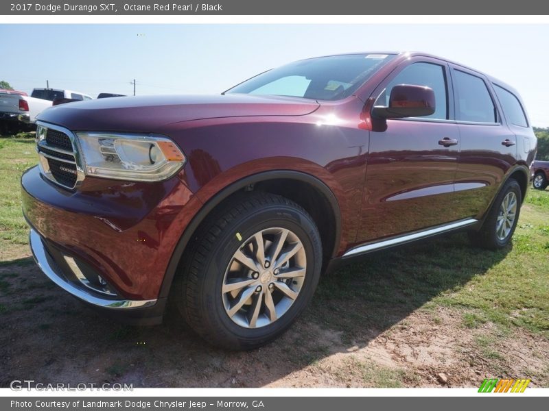 Octane Red Pearl / Black 2017 Dodge Durango SXT